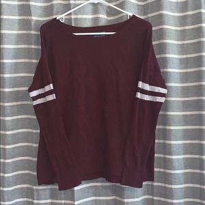 Burgundy American Eagle sweater size Large